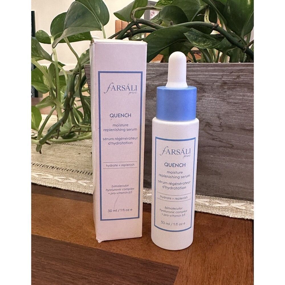 NEW Farsali Quench Moisture Replenishing Serum Skincare Full Size 30ml 1oz
